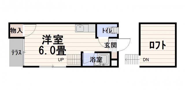 広瀬アパート(ワンルーム/1階)の間取り写真
