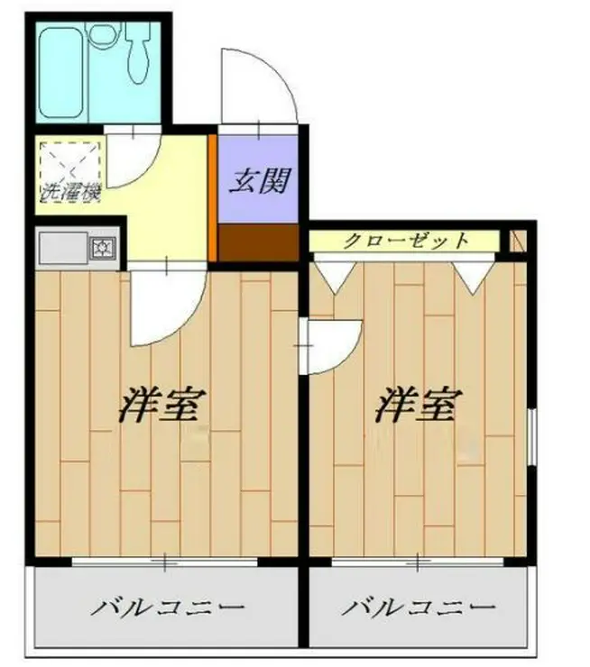 グラマシー若林 1階階 間取り