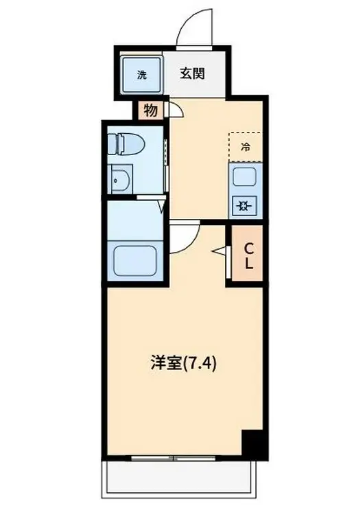 アクシーズタワー浦和岸町II 4階階 間取り
