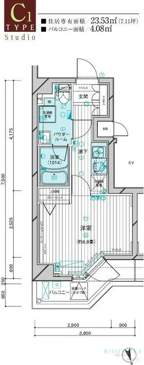 メインステージ西荻窪駅前 4階階 間取り