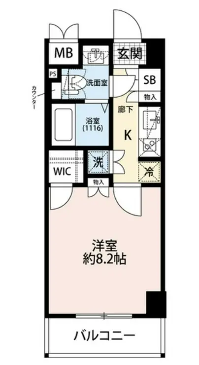プレール・ドゥーク板橋本町 3階階 間取り