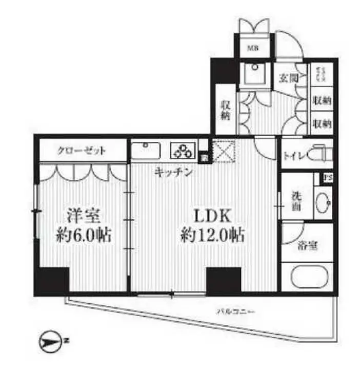 HF千駄木レジデンス 9階階 間取り