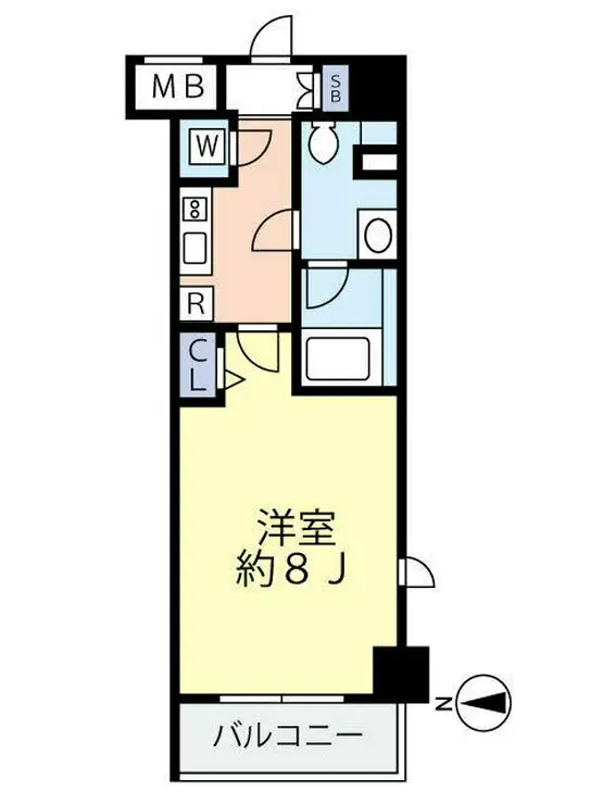 グランヴァン小竹向原 4階階 間取り