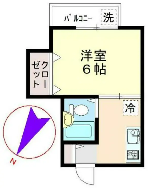 メゾン橋本 1階階 間取り