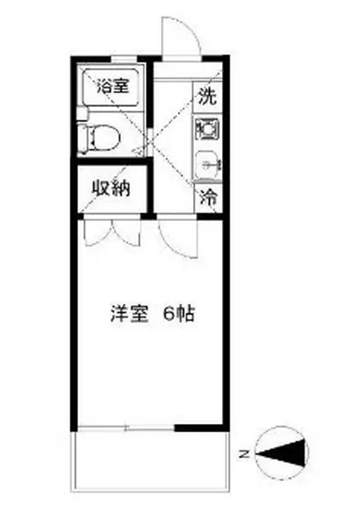 天神ドミール21 2階階 間取り