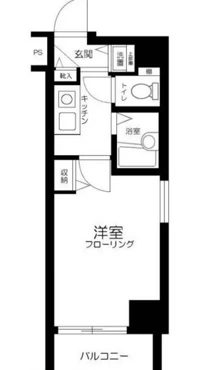 スカイコート早稲田壱番館 6階階 間取り