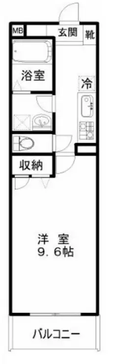サニーサイドウエスト 2階階 間取り