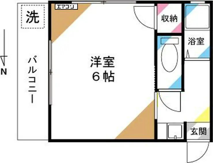 大和田FKビル 2階階 間取り