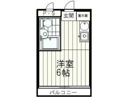 リエス多摩センター(ワンルーム/1階)の間取り写真