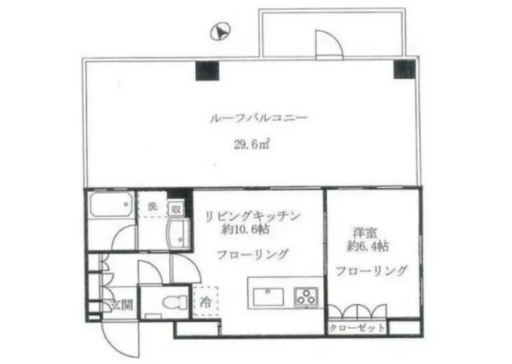 オープンレジデンシア南青山 6階階 間取り