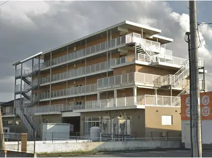 ほほえみやすの郷(ワンルーム/4階)の外観写真