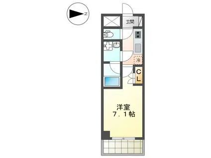 VANCOUVER118大曽根(1K/5階)の間取り写真