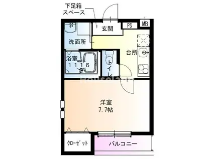 フジパレス和歌山太田III番館(1K/3階)の間取り写真