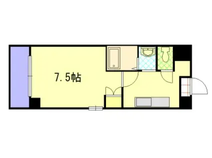 東広島SEA PLACE(1K/9階)の間取り写真