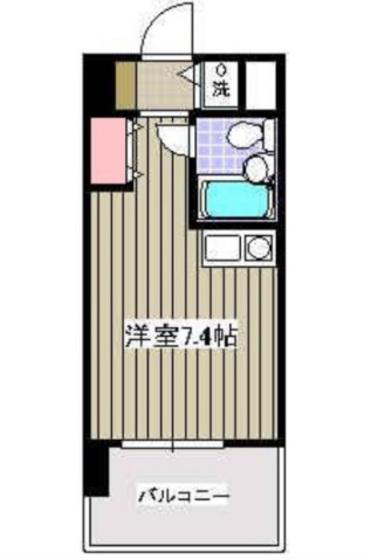 朝日プラザアムネット天満町(ワンルーム/5階)の間取り写真