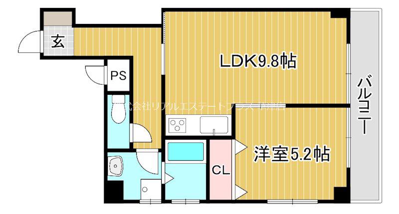 クッキィーIII(1LDK/3階)の間取り写真