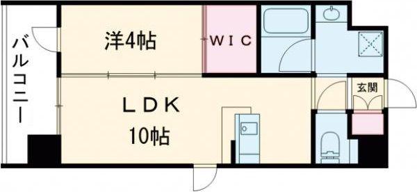 グランドゥーエ永和駅前(1LDK/6階)の間取り写真