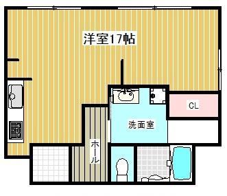 神戸コーポラス(ワンルーム/8階)の間取り写真