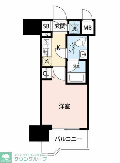 マイナビSTAY阪東橋(1K/5階)の間取り写真