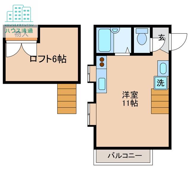 フォーレスト諏訪I号館(ワンルーム/1階)の間取り写真