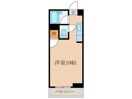 ABITARE TANIYAMA(ワンルーム/4階)の間取り写真
