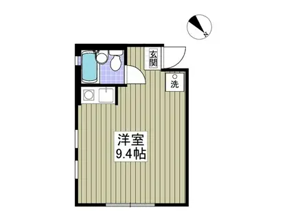 アークエステ-ト(ワンルーム/1階)の間取り写真