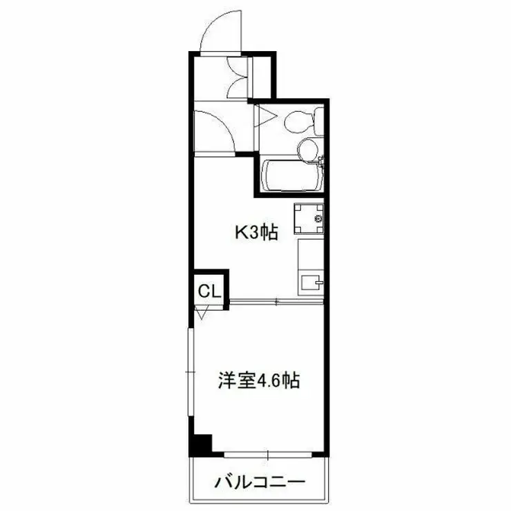 ヘリオス378立川 2階階 間取り