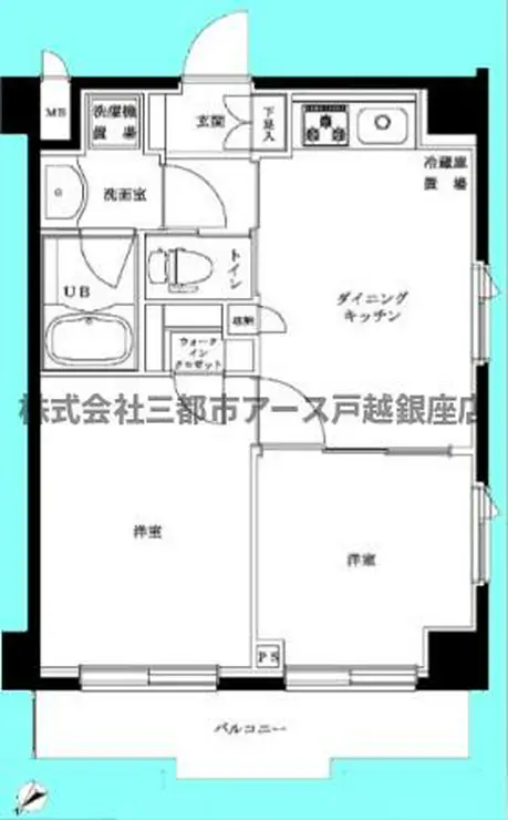 ルーブル南馬込参番館 4階階 間取り