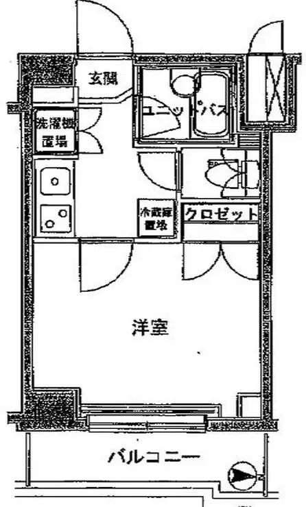 ルーブル南品川 6階階 間取り
