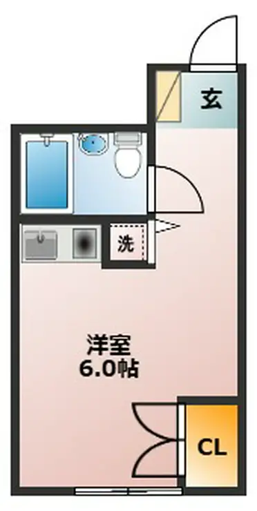 レジデンスアイケー 2階階 間取り