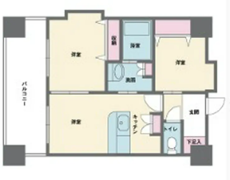 HF西新宿レジデンスWEST 10階階 間取り