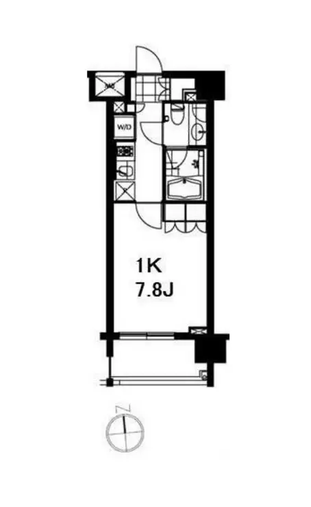 芝ウエスト 7階階 間取り