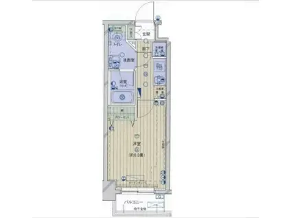 プレール・ドゥーク目白AVENUE(1K/3階)の間取り写真