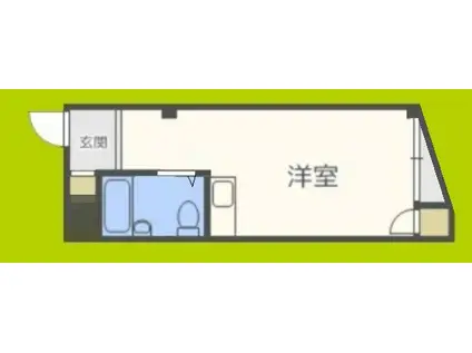 シャルム岸里(ワンルーム/5階)の間取り写真