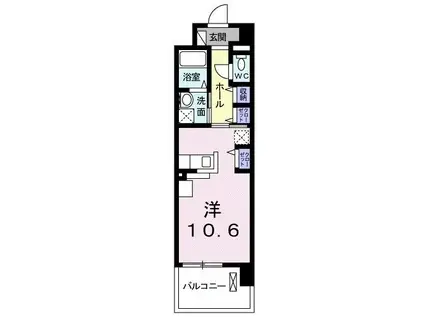 サンリットIII(ワンルーム/7階)の間取り写真