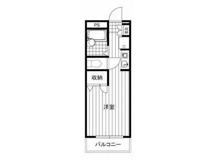 ジュネスAOKI(ワンルーム/3階)の間取り写真