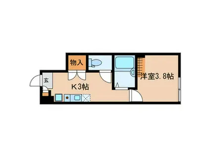 リヴ桜台(1K/1階)の間取り写真