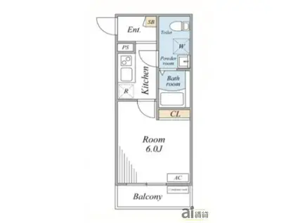 VILLE NOIR(1K/3階)の間取り写真