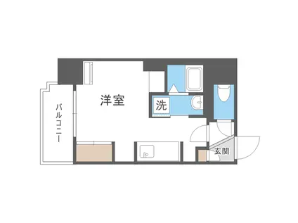 ASTER N13(1K/4階)の間取り写真