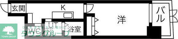 N APARTMENT(1K/5階)の間取り写真