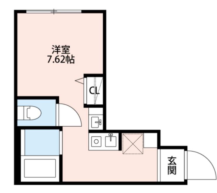ソレイユ多摩川(ワンルーム/1階)の間取り写真