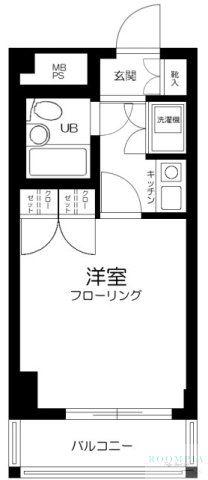 シティーコープ目白(1K/5階)の間取り写真