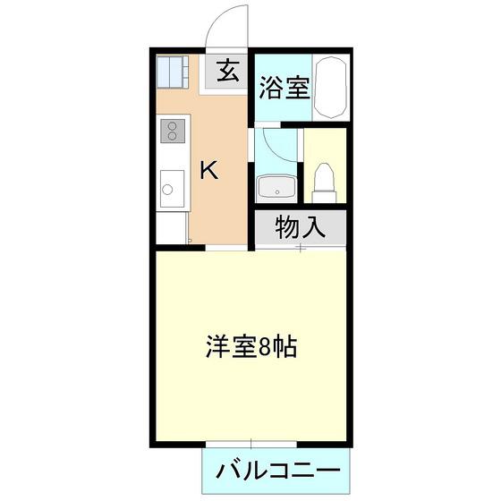 マイステ-ジ35番館(1K/1階)の間取り写真