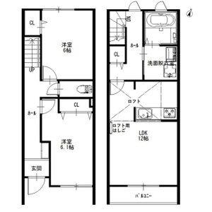 MAISON DE MURTEN(2LDK/1階)の間取り写真