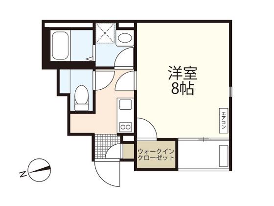 レオネクストGRACE(1K/1階)の間取り写真
