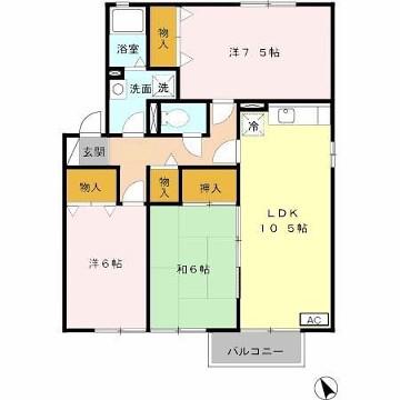 第5グリーンハイツ B棟B