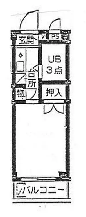 ベルメゾンS 4階階 間取り