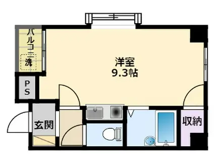 HEISEI壱番館(ワンルーム/3階)の間取り写真