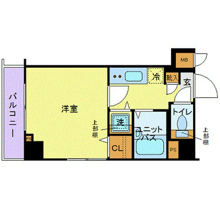 トーシンフェニックス八丁堀 3階階 間取り