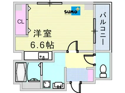 コンフォートムラタ(ワンルーム/3階)の間取り写真